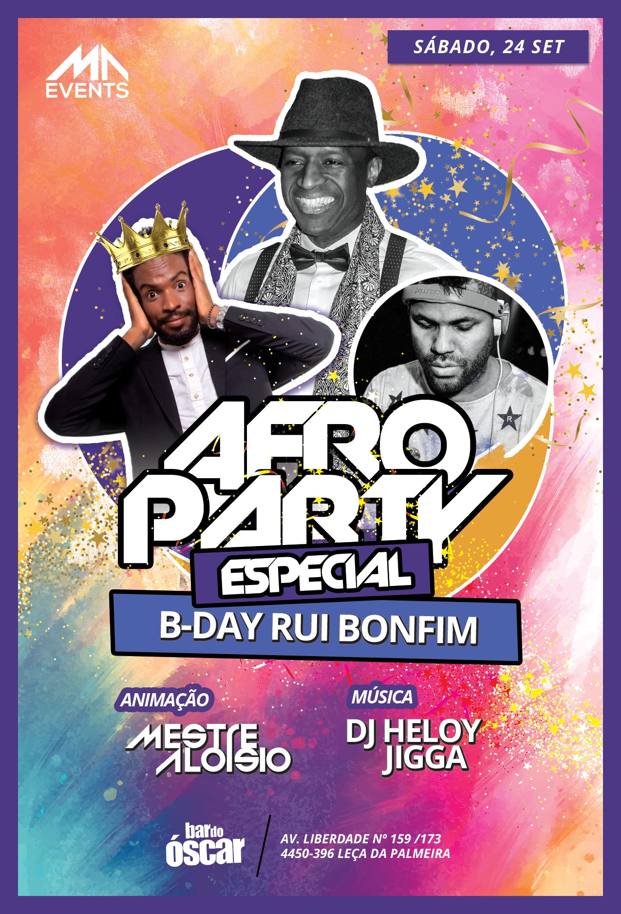 Afro Party Especial B-day Rui Bonfim c Mestre Aloísio e DJ Heloy Jigga