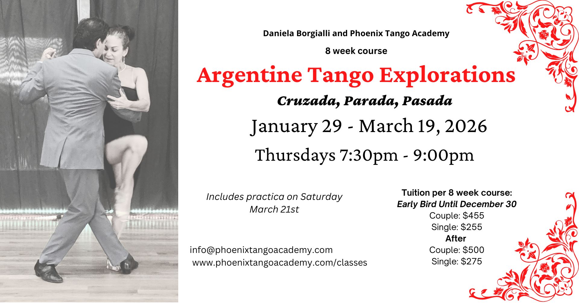 Argentine Tango Explorations: Cruzada, Parada, Pasada