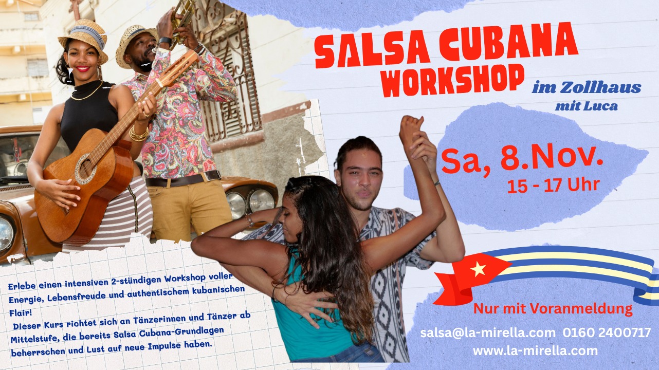 Salsa Cubana Intensiv Workshop mit Luca