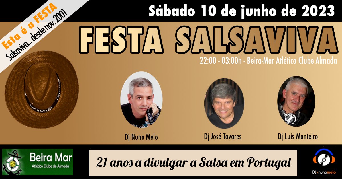 Festa Salsaviva - Sábado 10 de junho 2023