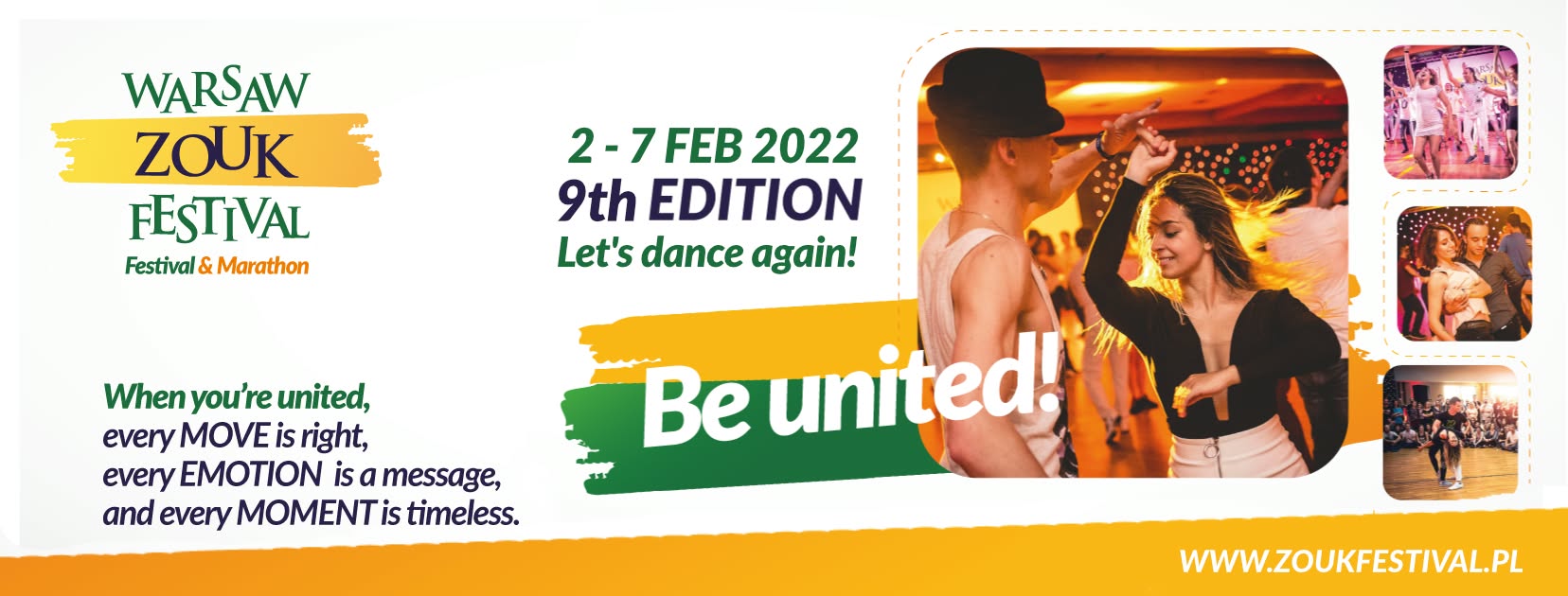 Warsaw Zouk Festival & Marathon 2-7 Feb 2022 9th Edition