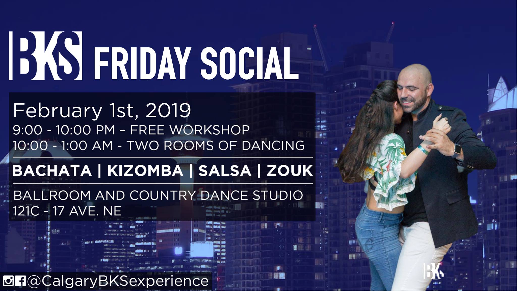 BKS (Bachata Kizomba Salsa) Friday Social