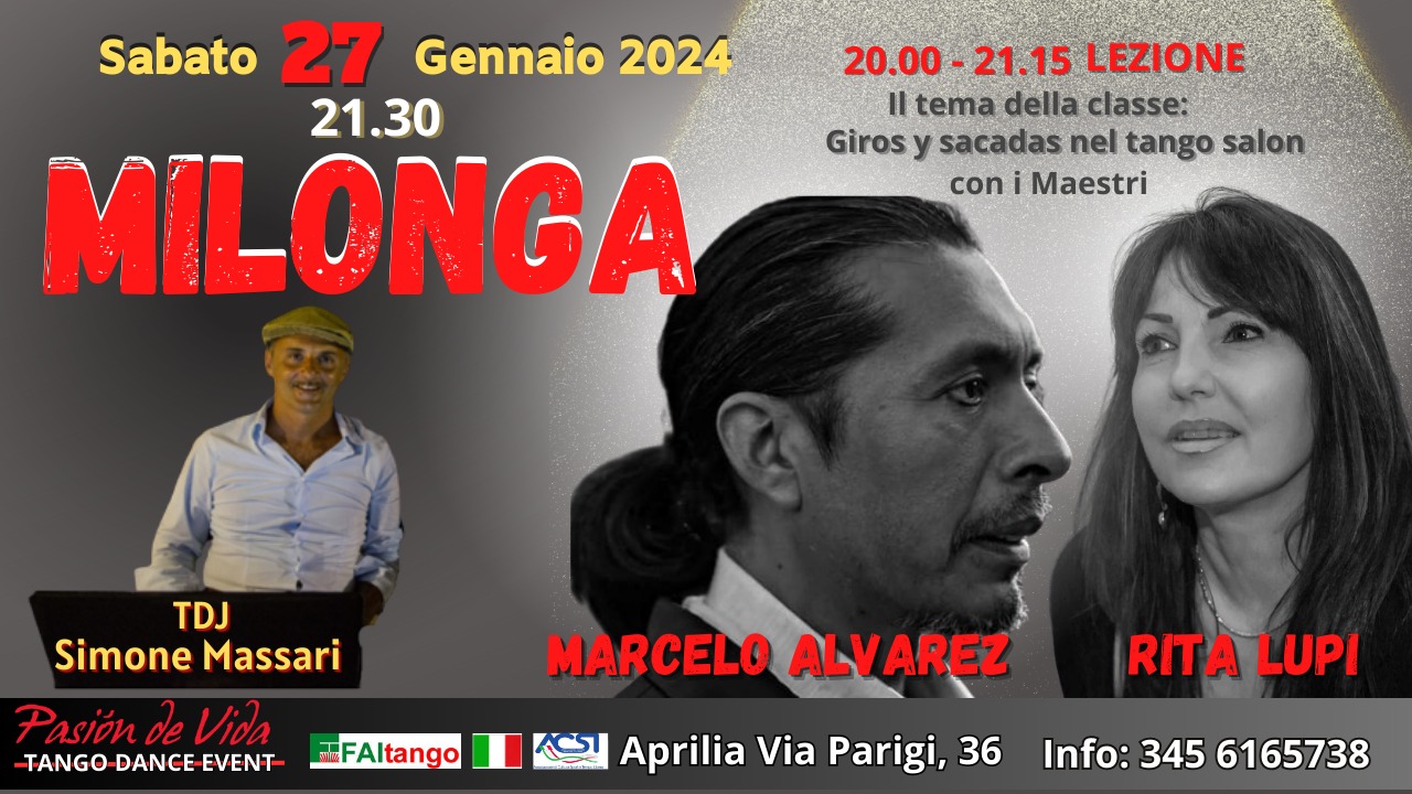 MILONGA "PASION DE VIDA"