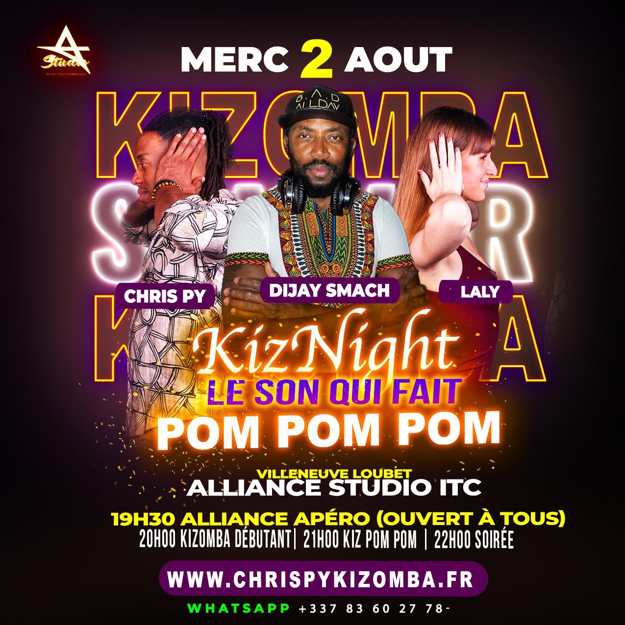 Kiz Night Summer "le son qui fait Pom Pom Pom" by Chris Py & Laly