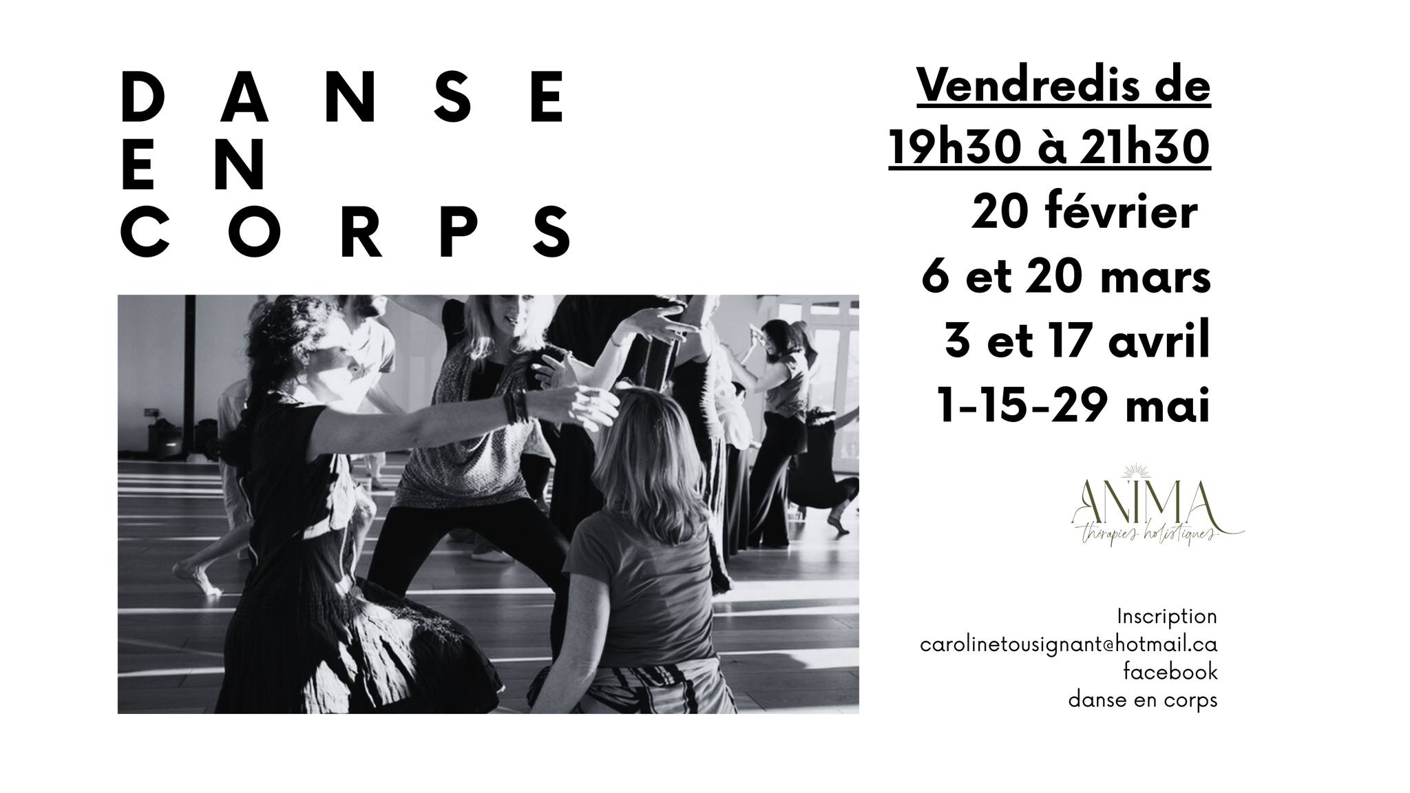 Danse en corps-danse libre et intuitive
