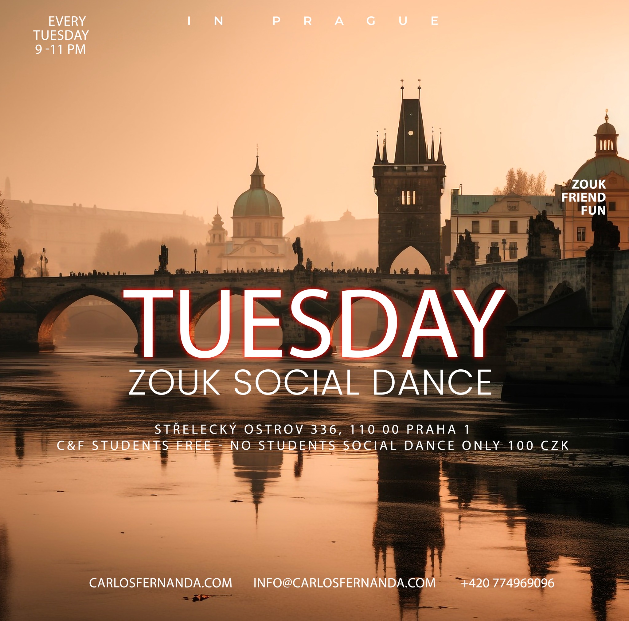 Zouk Social Dance V Praze!!!