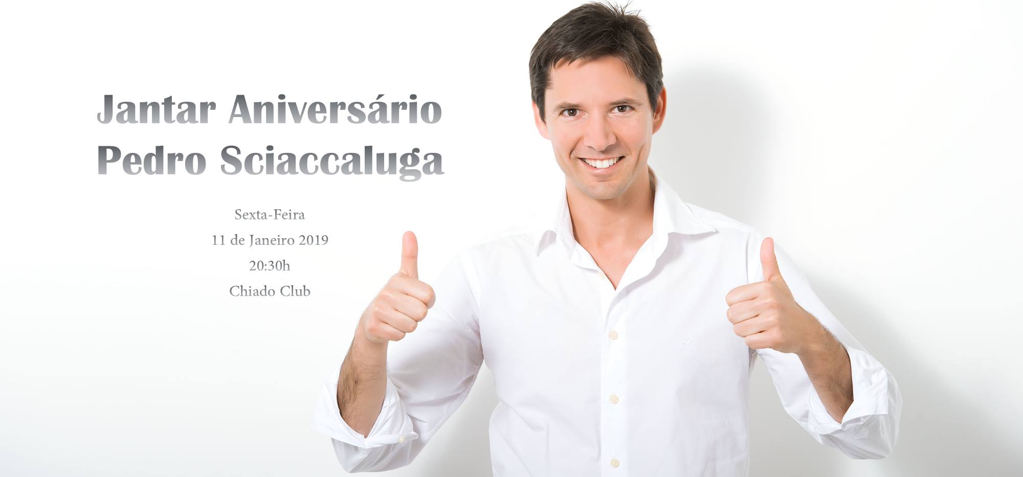 Jantar Aniversário Pedro Sciaccaluga