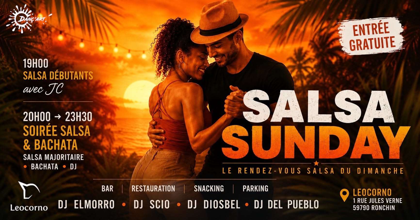 SALSA SUNDAY Cours & Soirée Salsa & Bachata GRATUITE