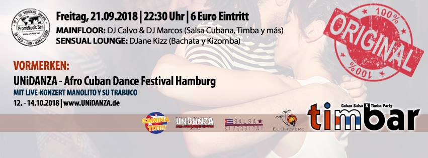 Timbar - Die kubanische Salsa & Timba Party in Hamburg