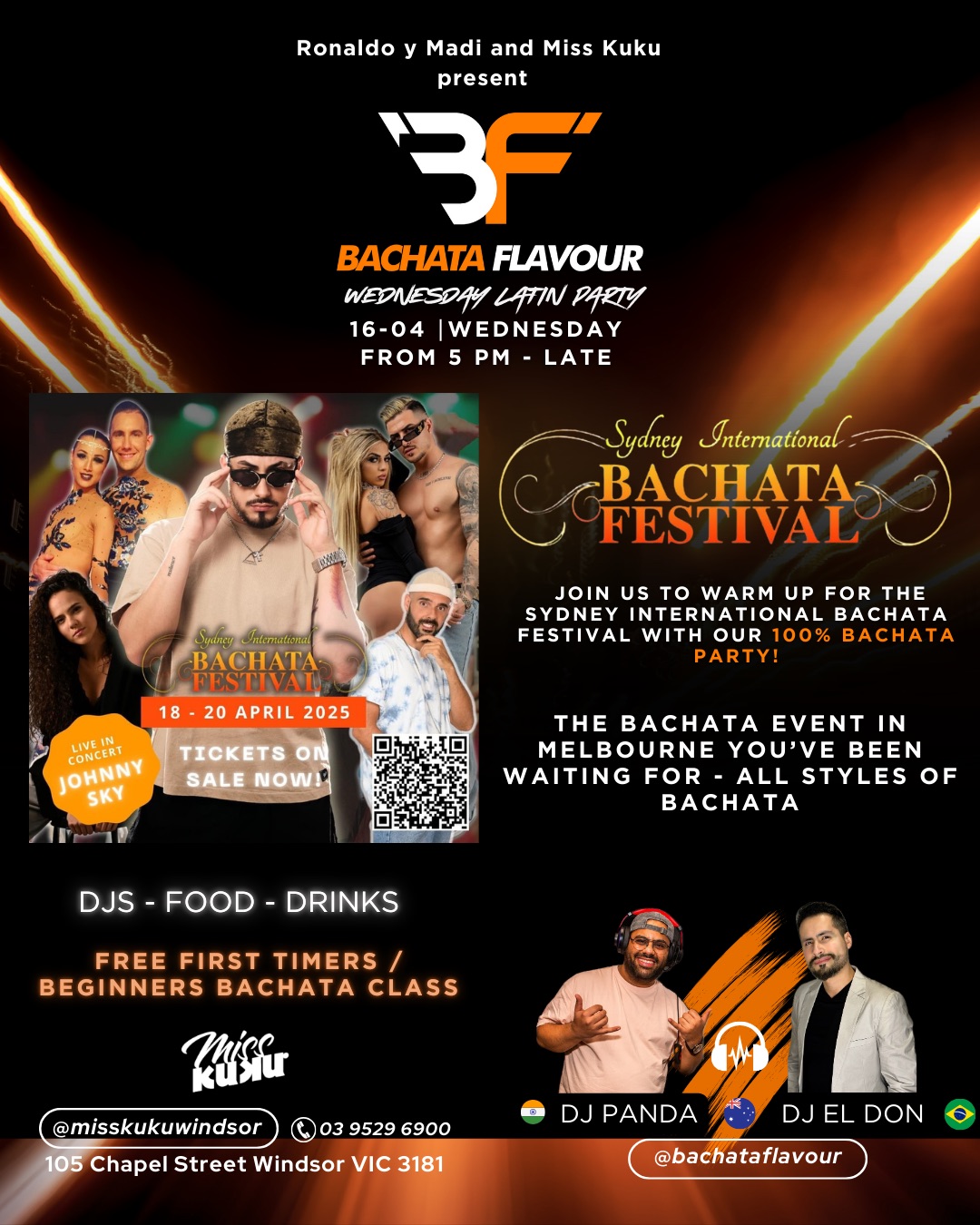 Bachata Flavour Wednesdays - SIBF Pre-Party in Melbourne