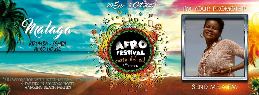 AfroFestival 2016 (Malaga) -10€ , promote by Judith KizomBaobab