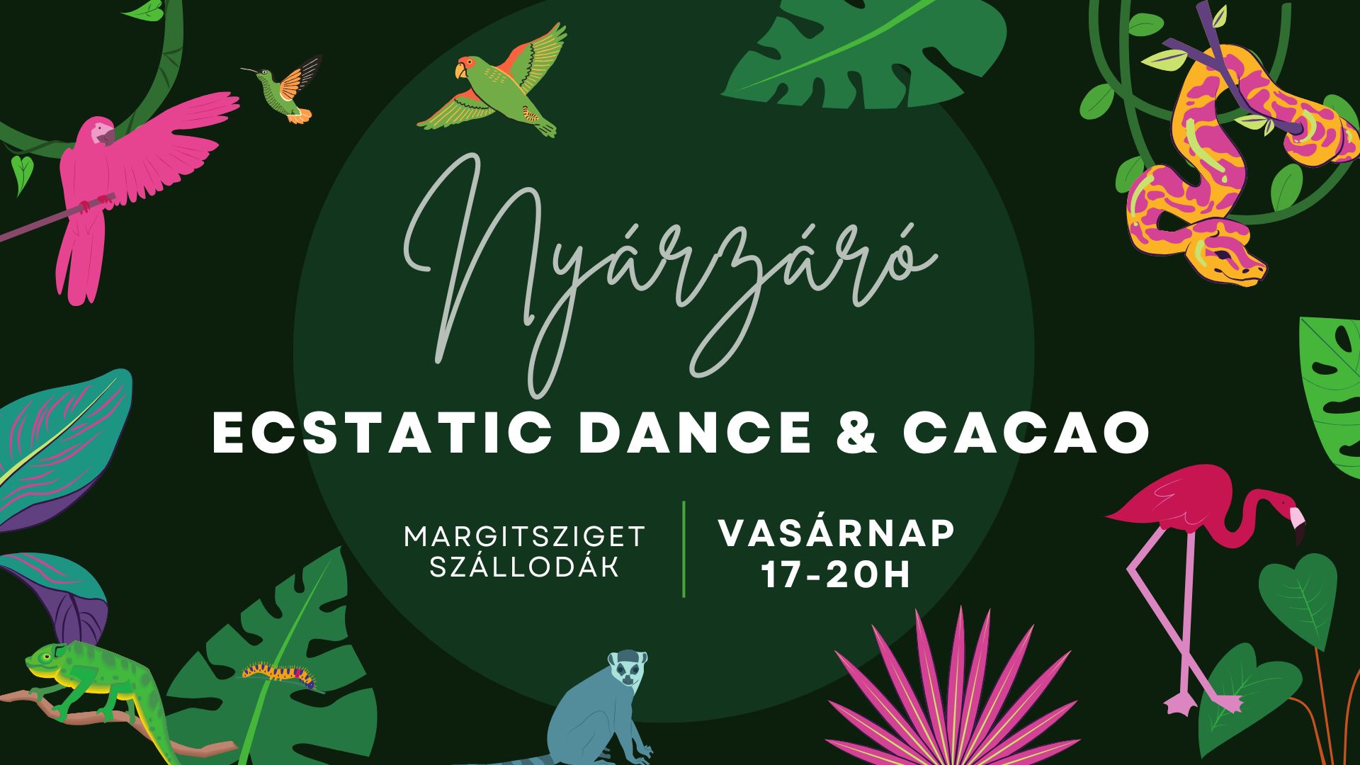 Nyárzáró ünnep ⎢Ecstatic Dance & Cacao a Margitszigeten Zolival és Gergővel