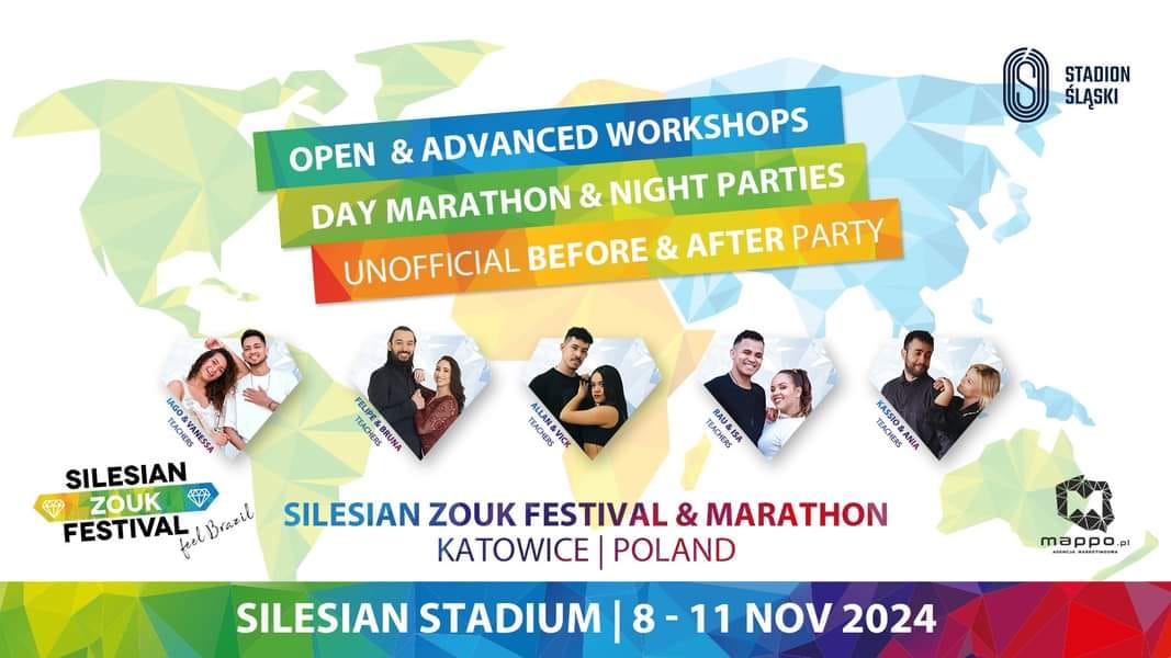 Silesian Zouk Festival & Marathon 2024 - Katowice Poland November