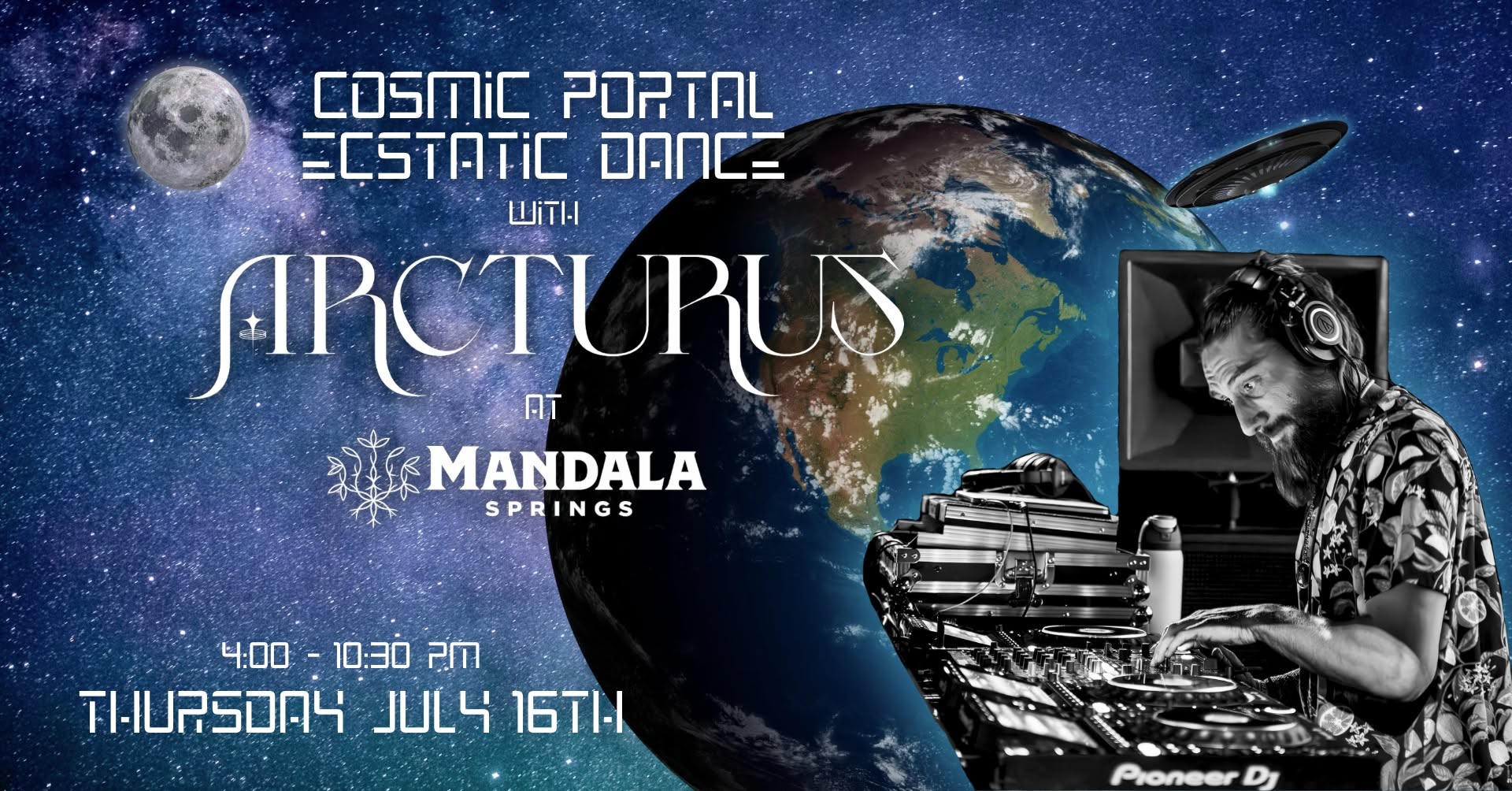 Cosmic Portal with Arcturus 👽 Mandala Springs Ecstatic Dance