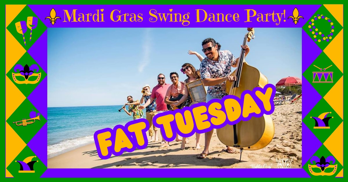 Mardi Gras Swing Dance Party with the Hot Baked Goods at the Woodchopper's Ball