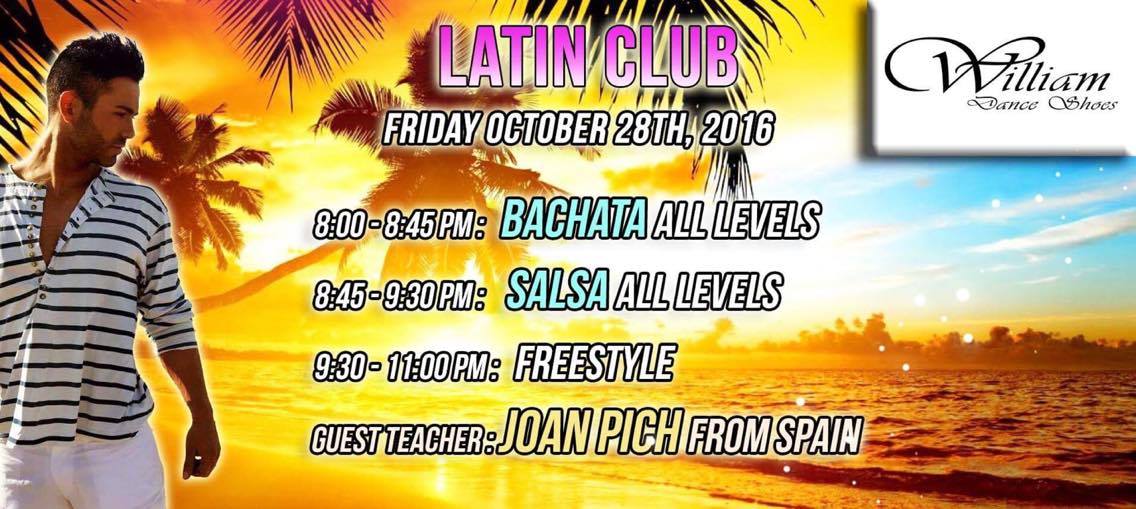 Latin Club - Bachata Special with Joan from Spain - Oct 26th