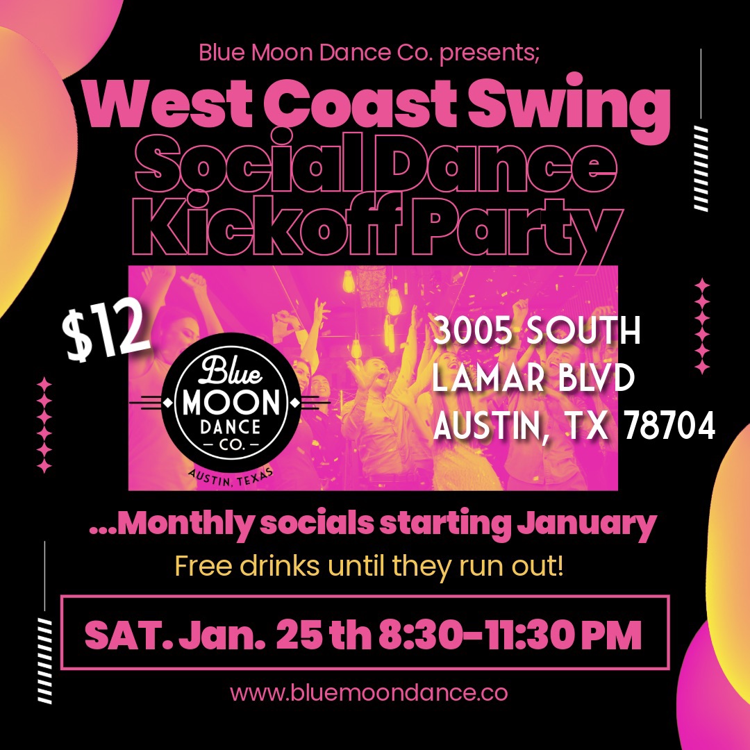 West Coast Swing Kickoff Party