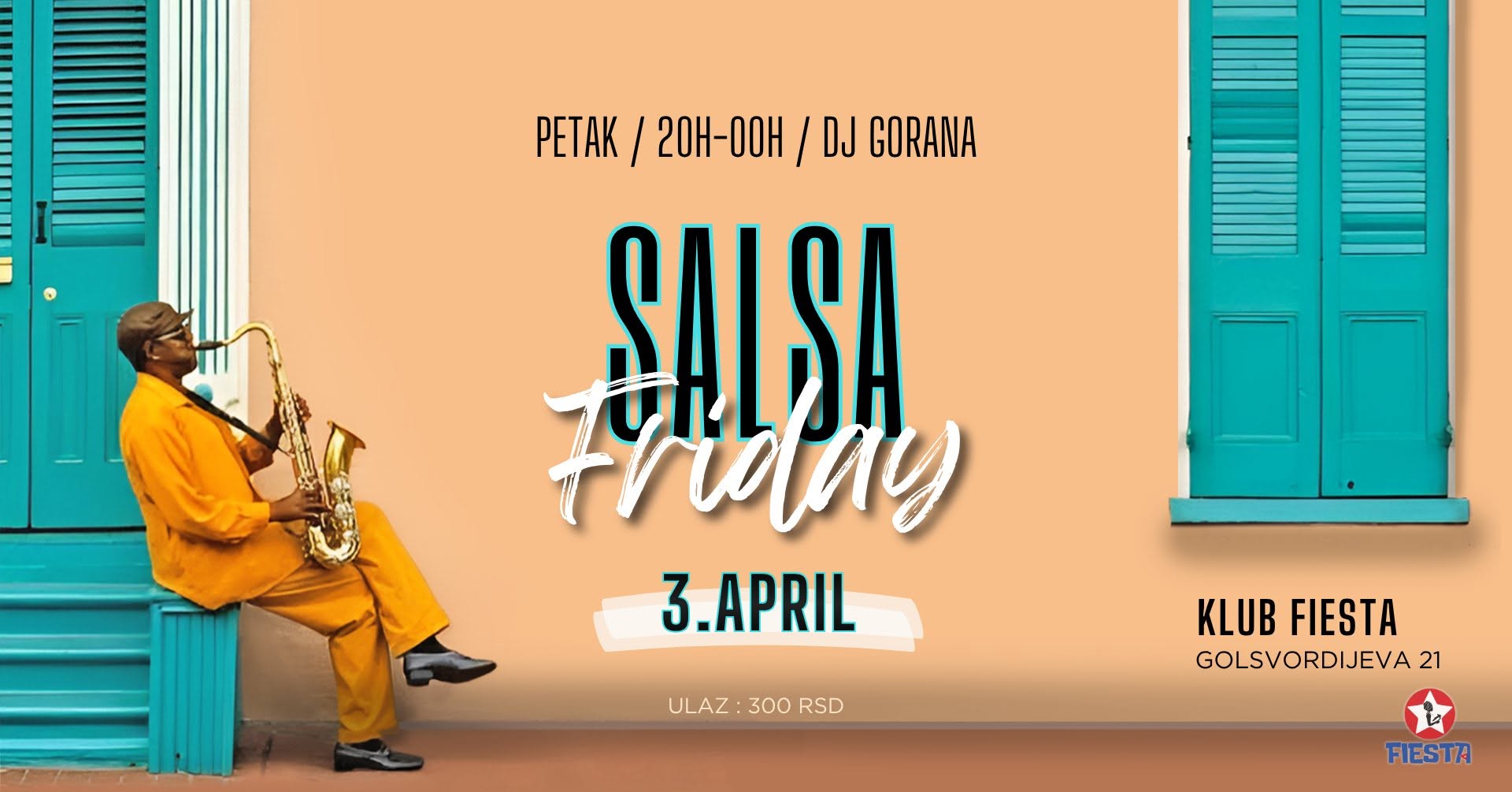Salsa FRIDAY Party - Klub Fiesta