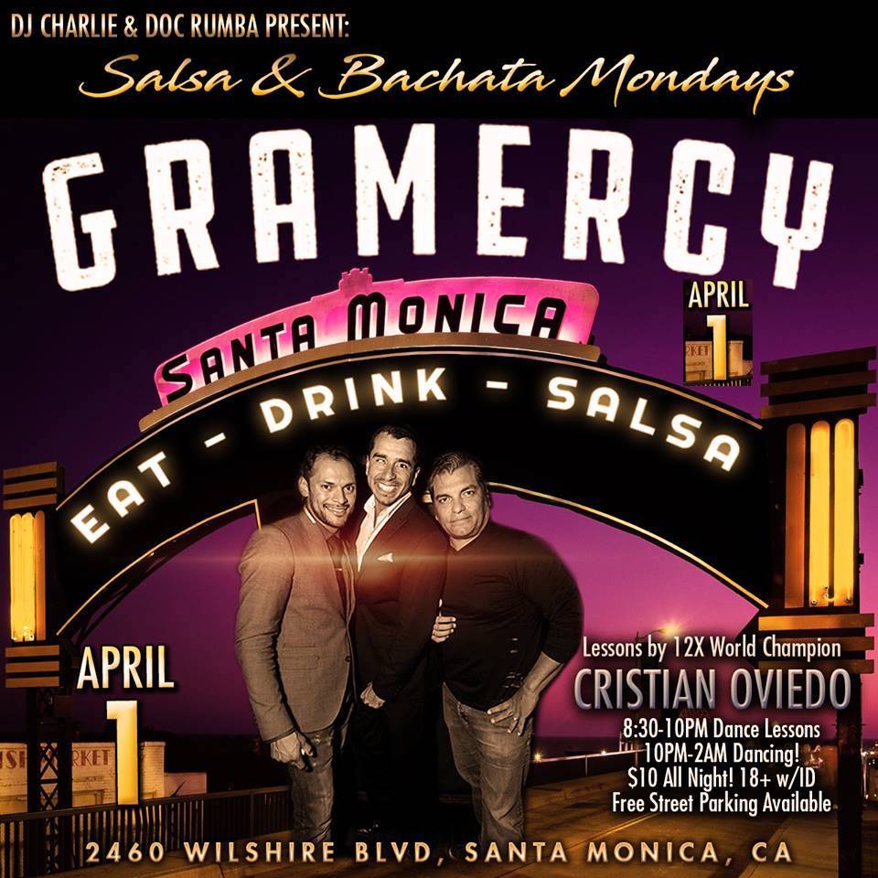 Salsa & bachata Mondays at Gramercy!