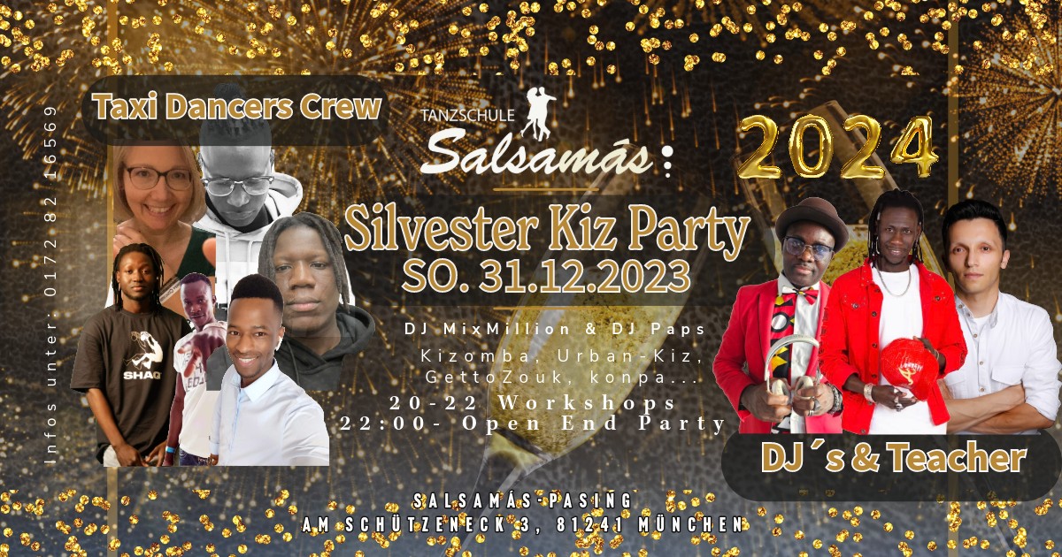SILVESTER KIZ PARTY MIT PRÉ-PARTY WORKSHOPS