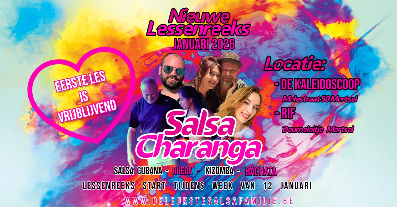 Nieuwe Lessenreeks Salsa Charanga Januari 2026