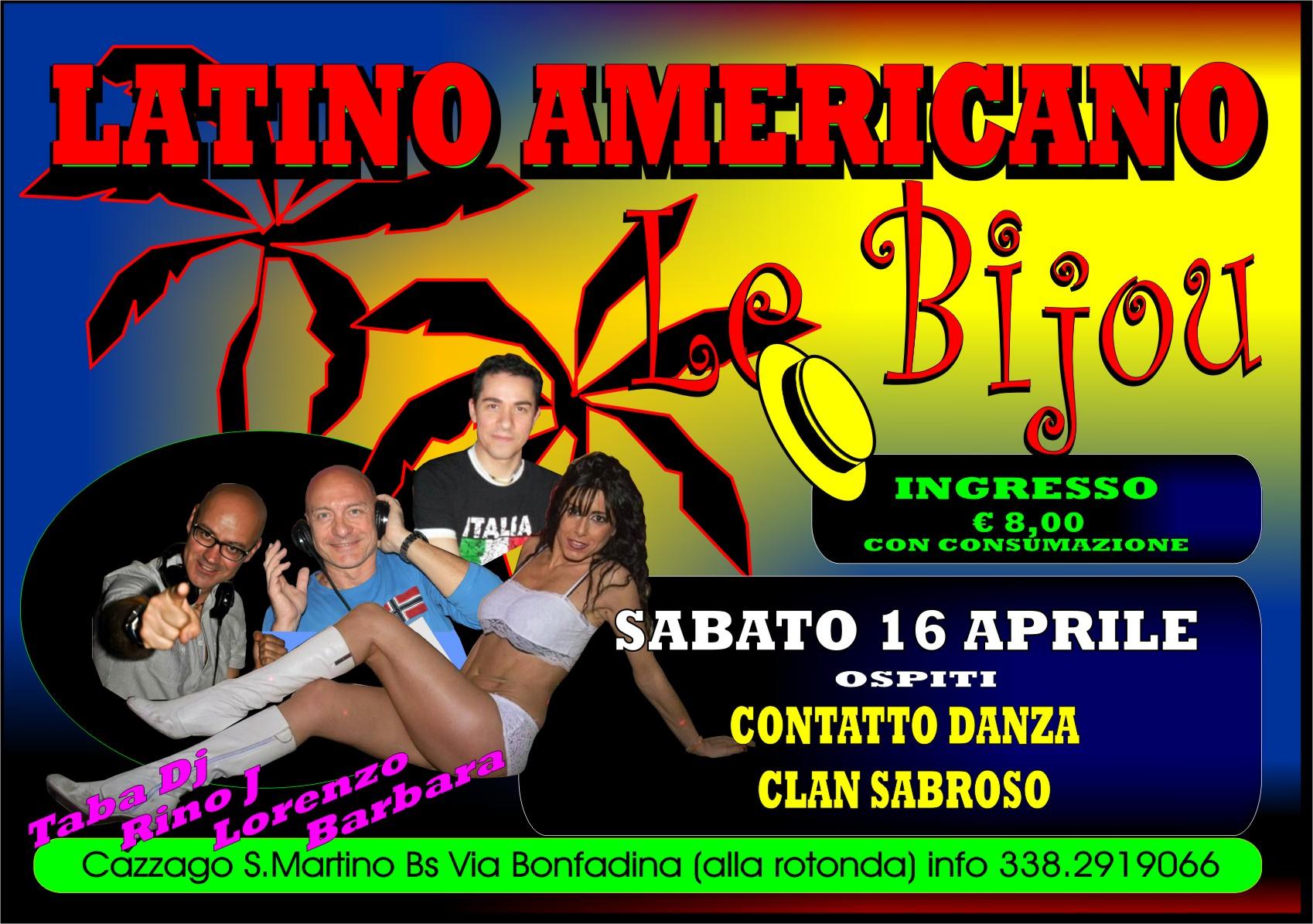 Sabato 30 aprile Le Bijou di Cazzago SM (bs) - in consolle: Rino j !!!