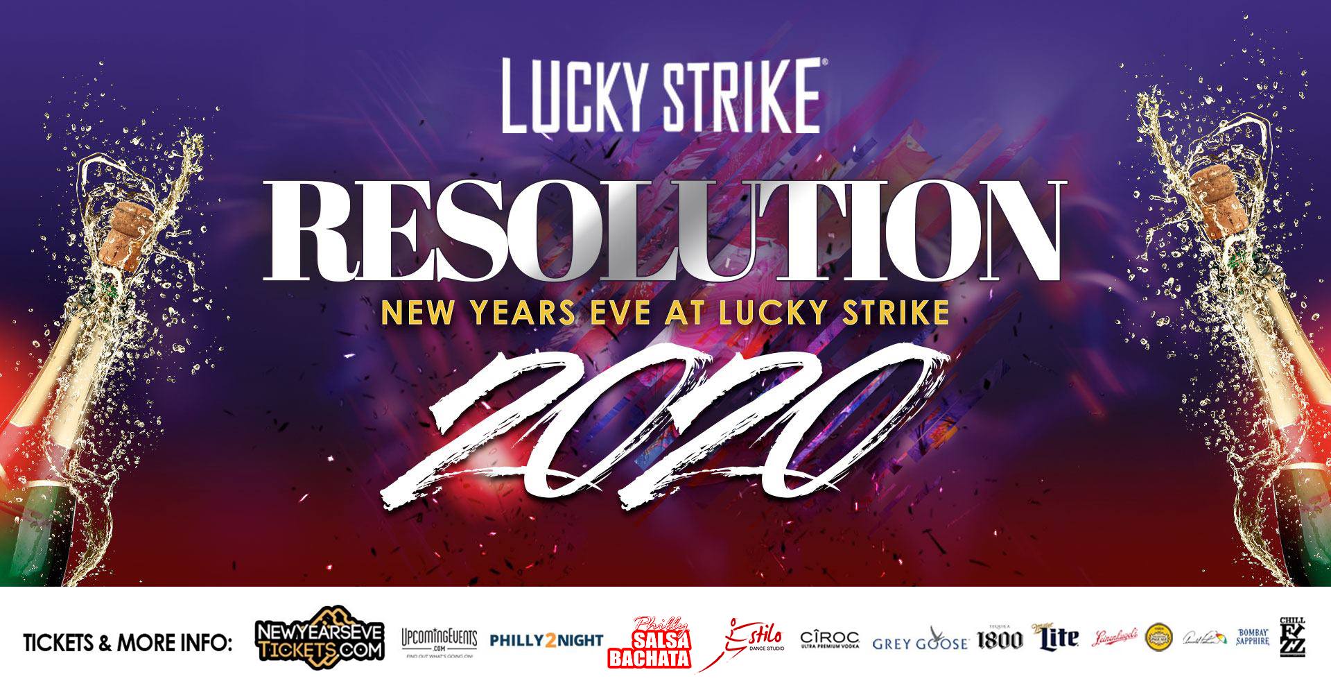 Resolution 2020 - New Year's Eve at Lucky Strike