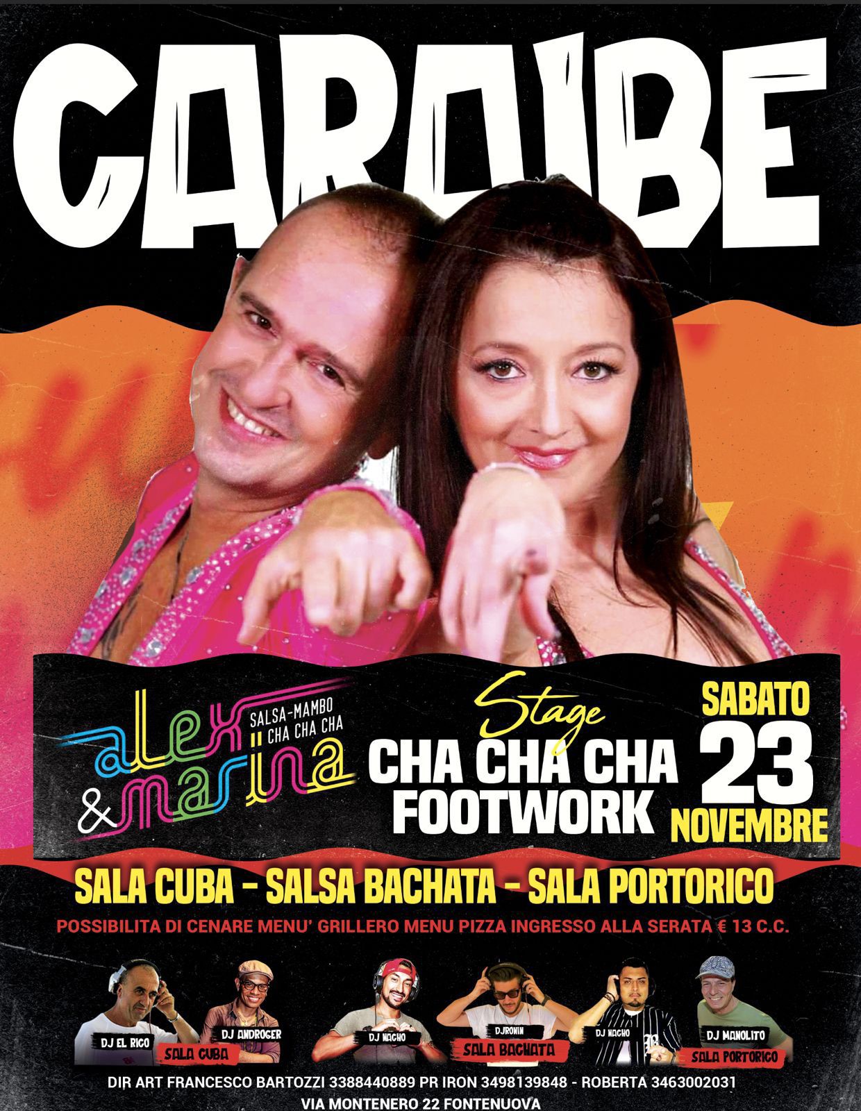 STAGE DI CHA CHA CHA FOOTWORK OPEN LEVEL CON ALEX E MARINA