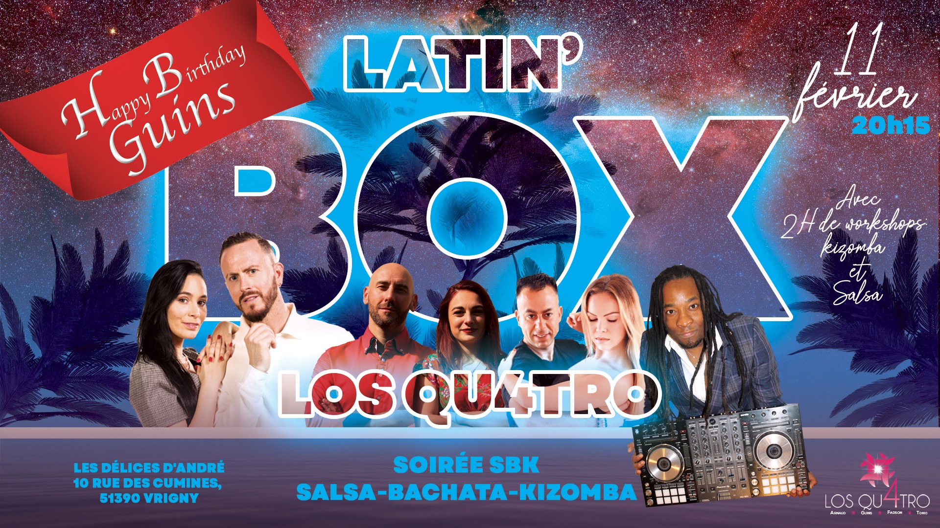 Latin'Box - Special GUINS birthday-