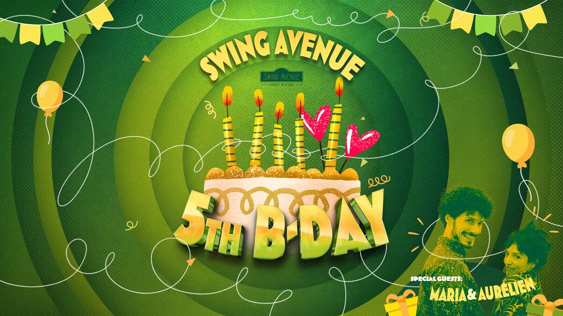 𝄞 Swing Avenue 5th B-day With Maria & Aurélien 🎶