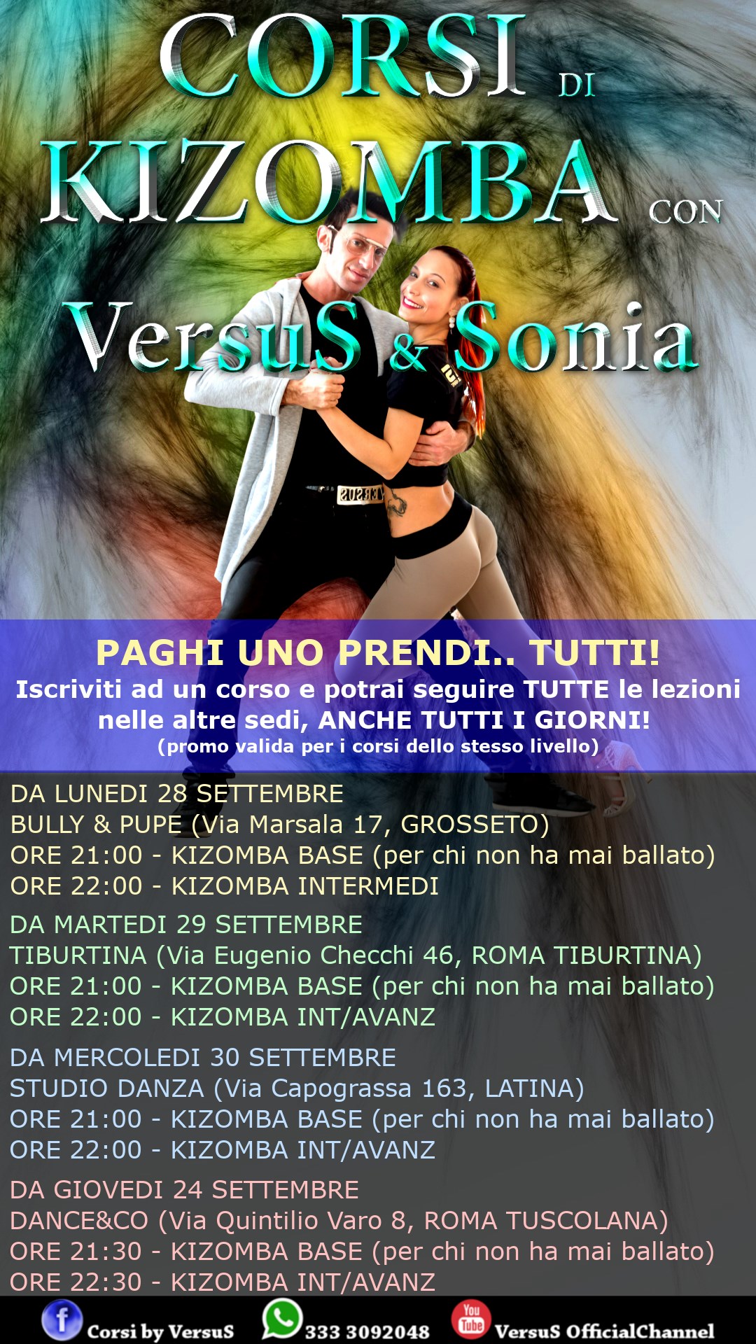 CORSI DI KIZOMBA VersuS & Sonia