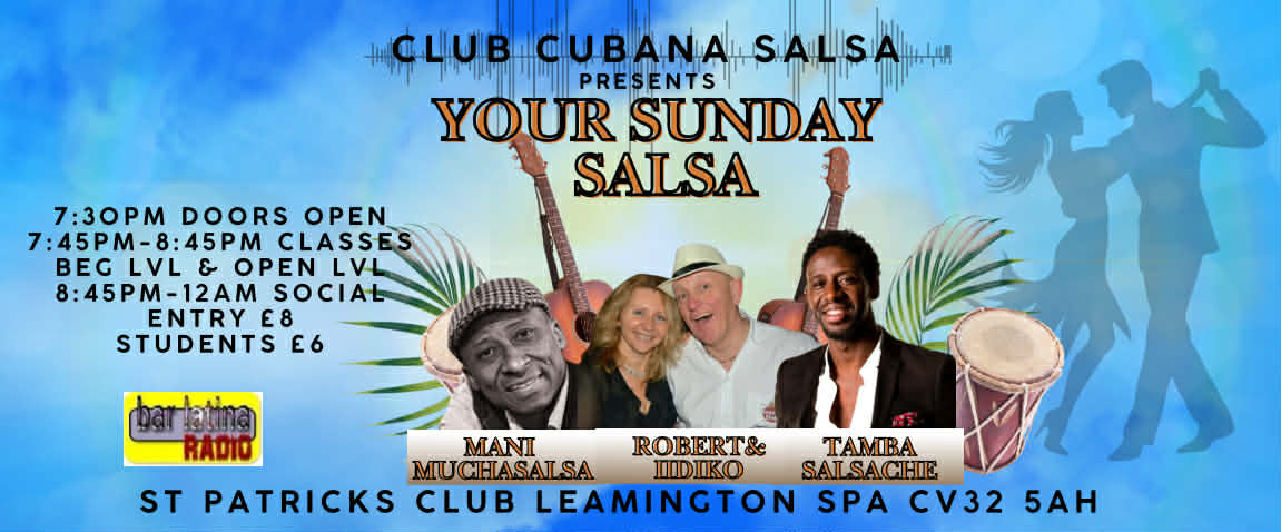 FIESTA DE BAILE CUBANO Y BACHATA