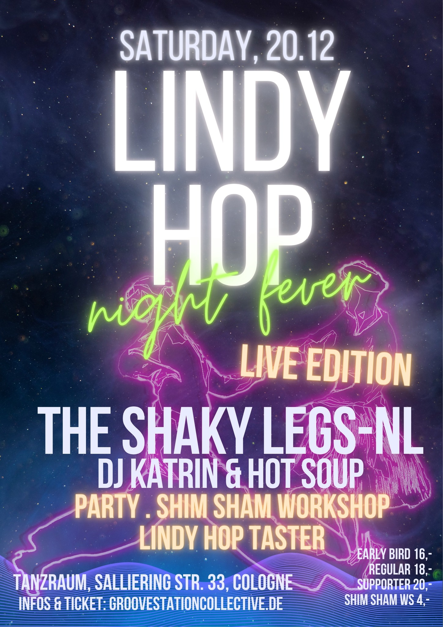 Lindy Hop Night Fever: Live Edition feat. The Shaky Legs - NL
