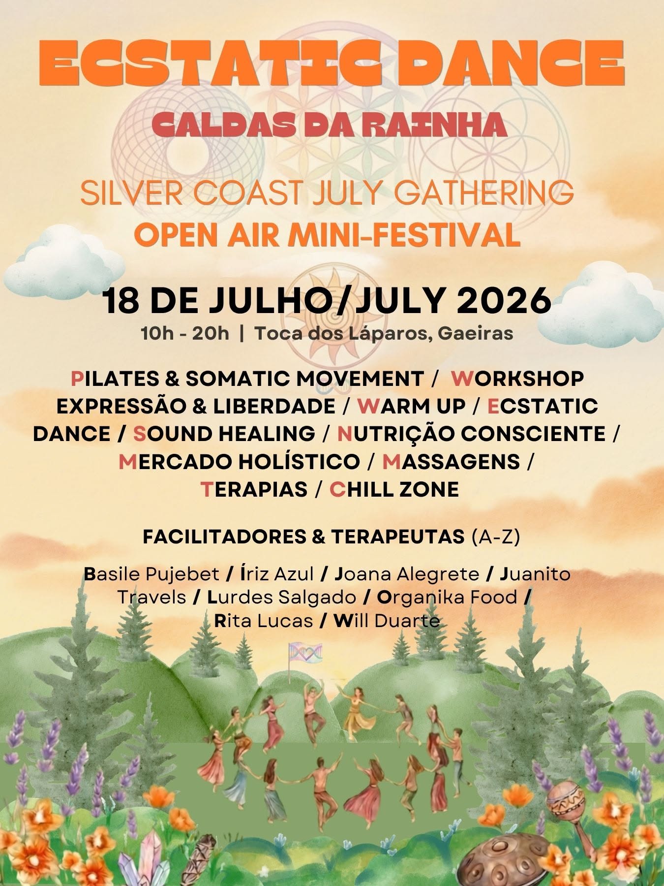 Ecstatic Dance Mini-Festival Open Air Silver Coast Gathering - 18 de Julho July 2026