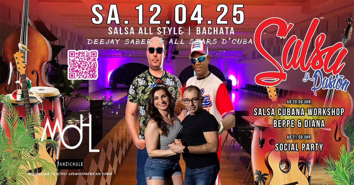 12 04 Salsa y Pasรญon @Mohl Tanzschule ๐จ๐บ SALSA CUBANA Workshop: BEPPE & DIANA