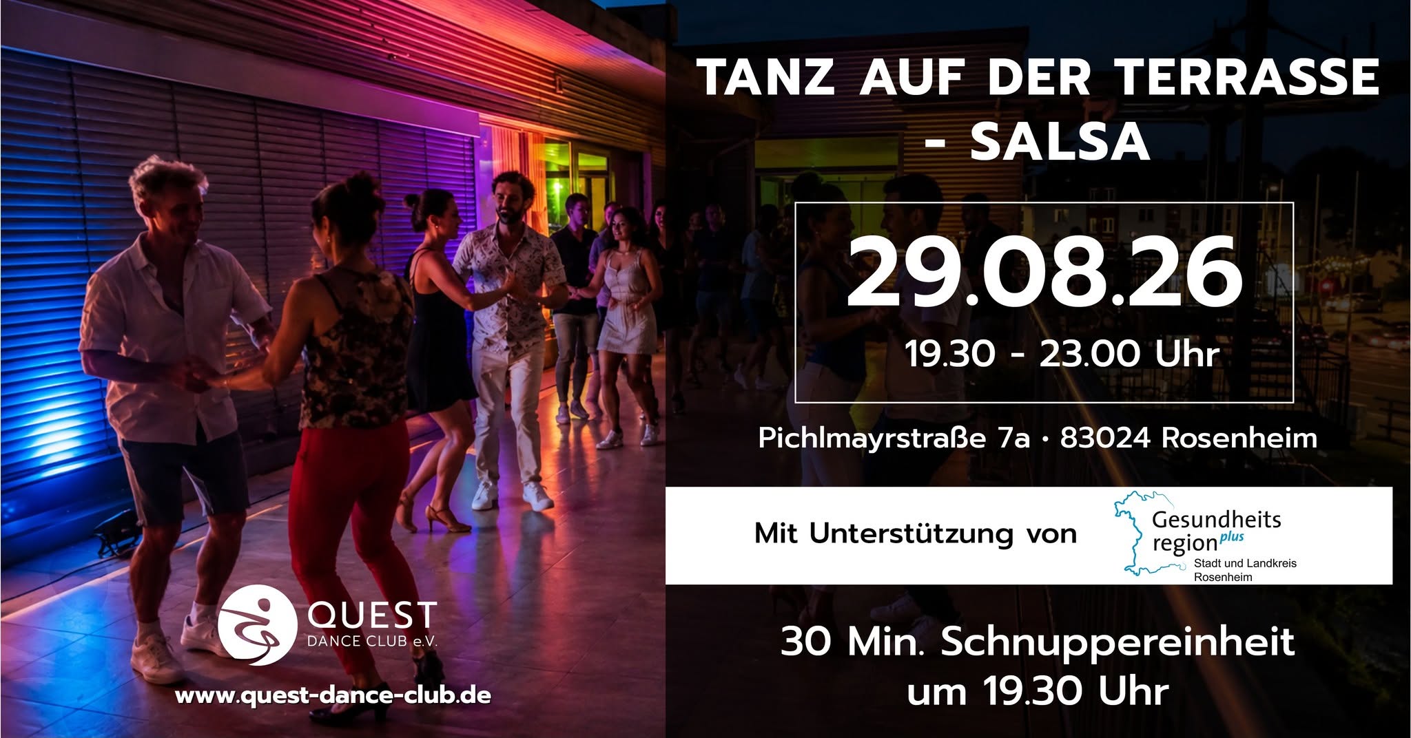 Tanz auf der Terrasse Salsa
