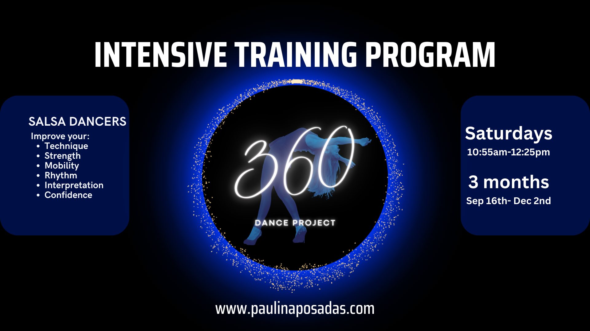360 Project, Intensive training Program for salsa dancers