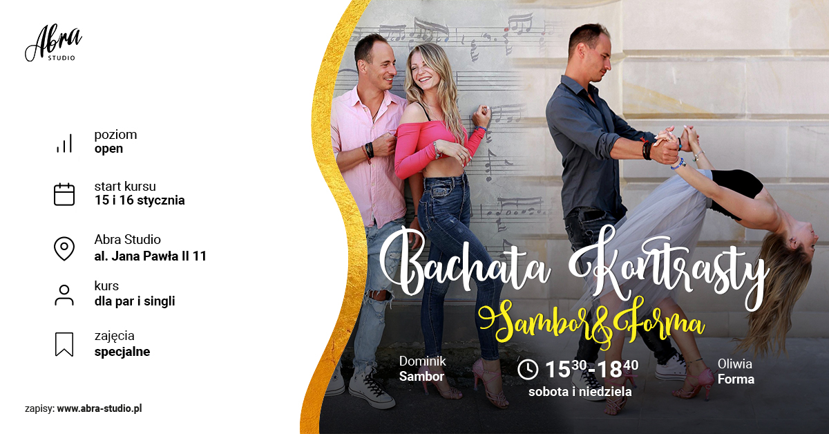 Bachata Kontrasty - Sambor&Forma! 15-16 stycznia