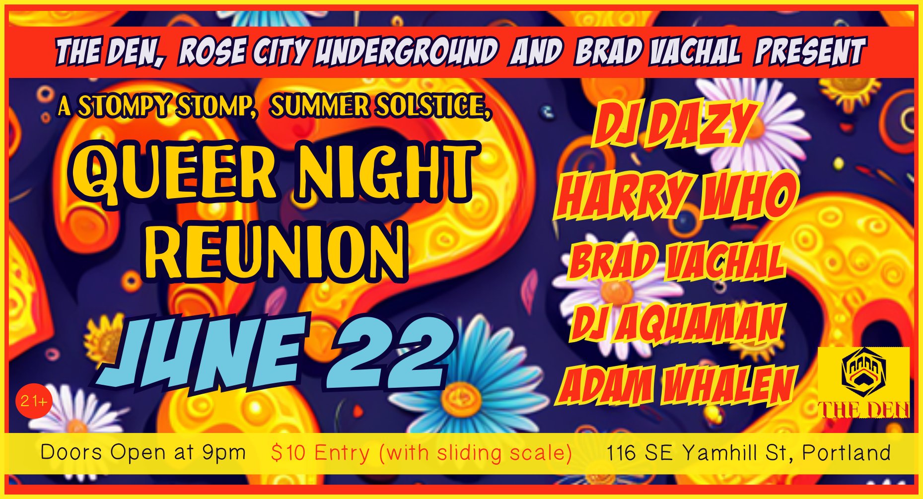 A Queer Night Reunion: DJ Dazy and Harry Who Visit Portland