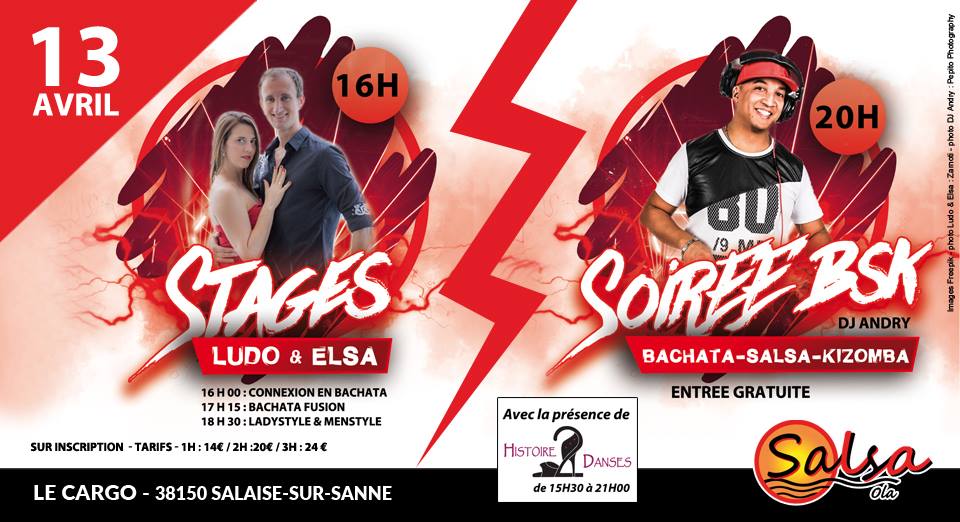 Stages Ludo & Elsa + Soirée latino