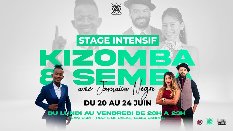 Stage intensif kizomba & semba exceptionnel avec Jamaica Negro