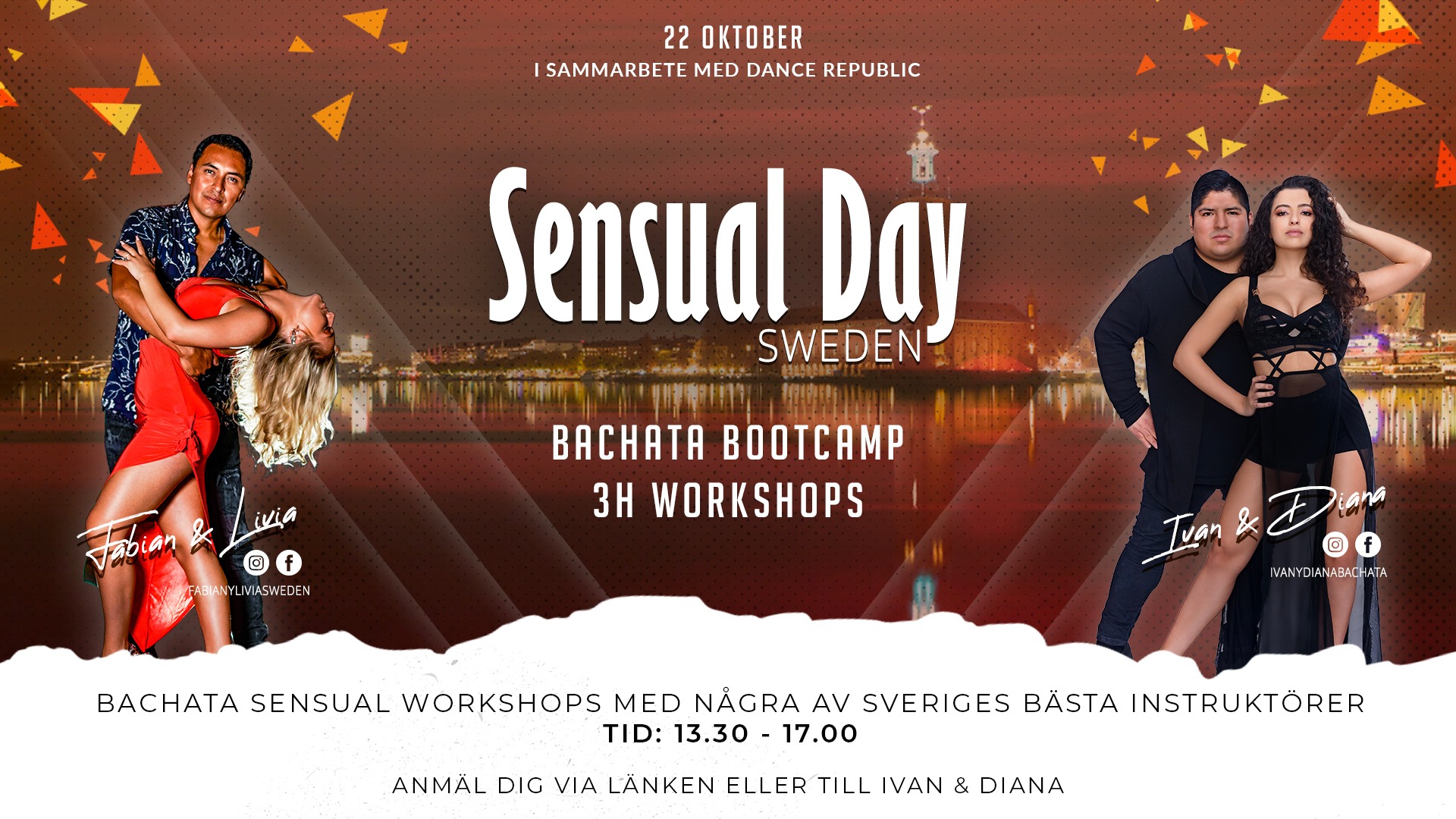 Sensual Day Bootcamp, Lördag 22 Oktober!