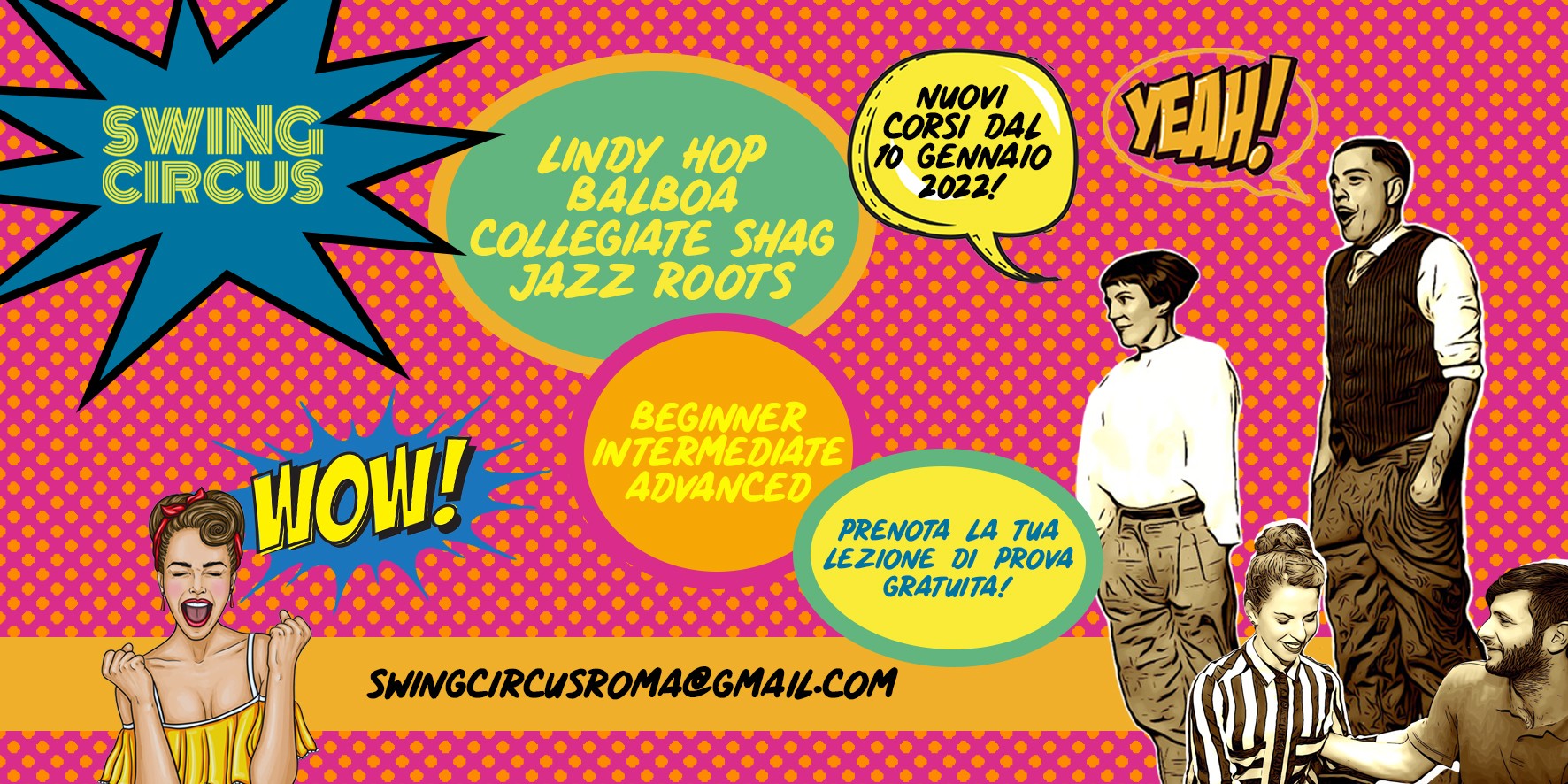 Nuovi corsi di SWING DANCES Open Days gratuiti
