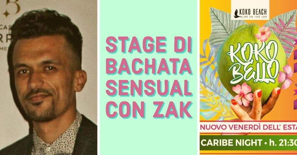 "Koko Bello" Stage Bachata Sensual con Zak(Francia)