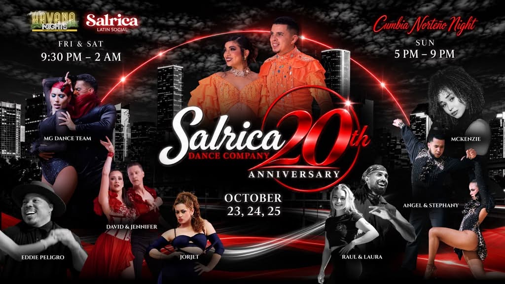 Salrica 20th Anniversary Salsa & Bachata Social