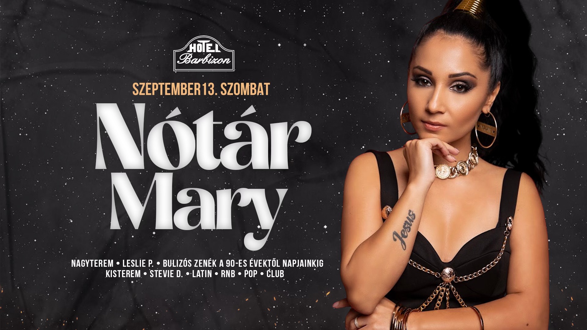 NÓTÁR MARY ➤ 09.13. Szombat ➤ 2 terem - 2 stílus BARBIZON