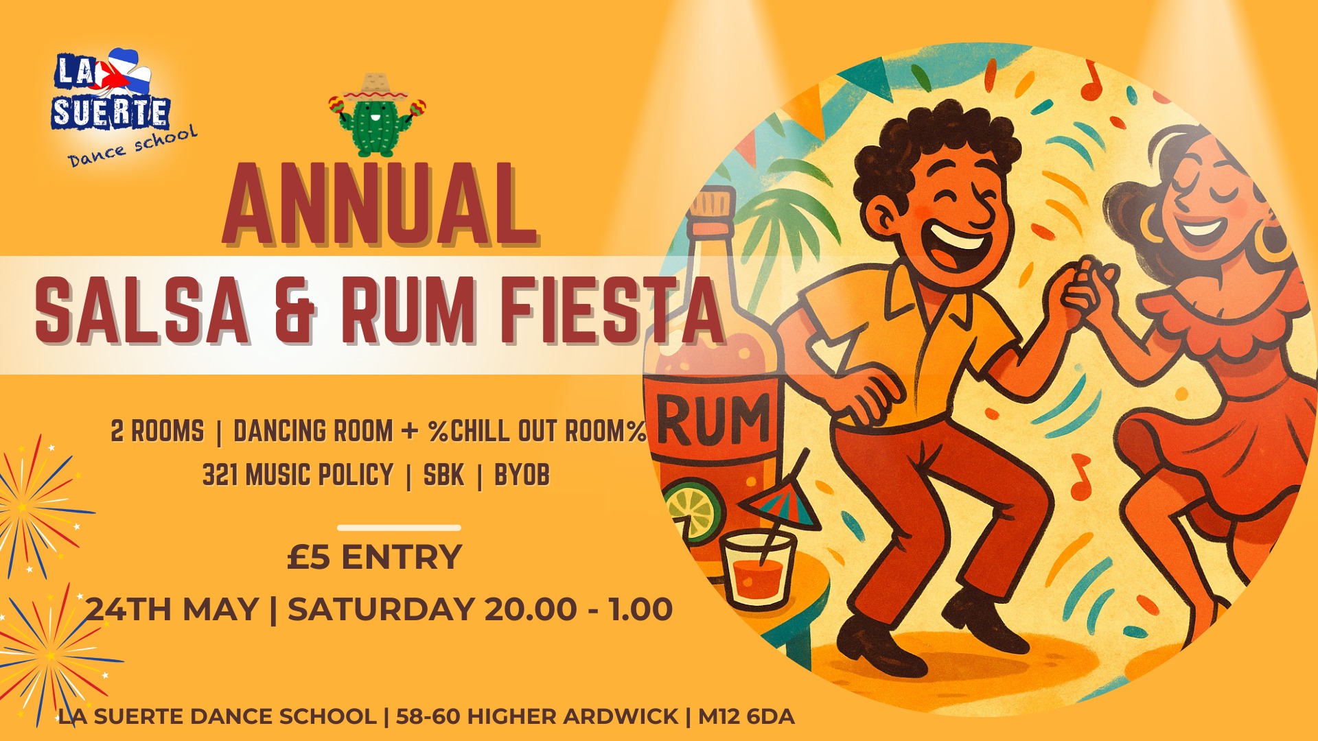 ANNUAL SALSA & RUM FIESTA MICHAL'S BIRTHDAY!