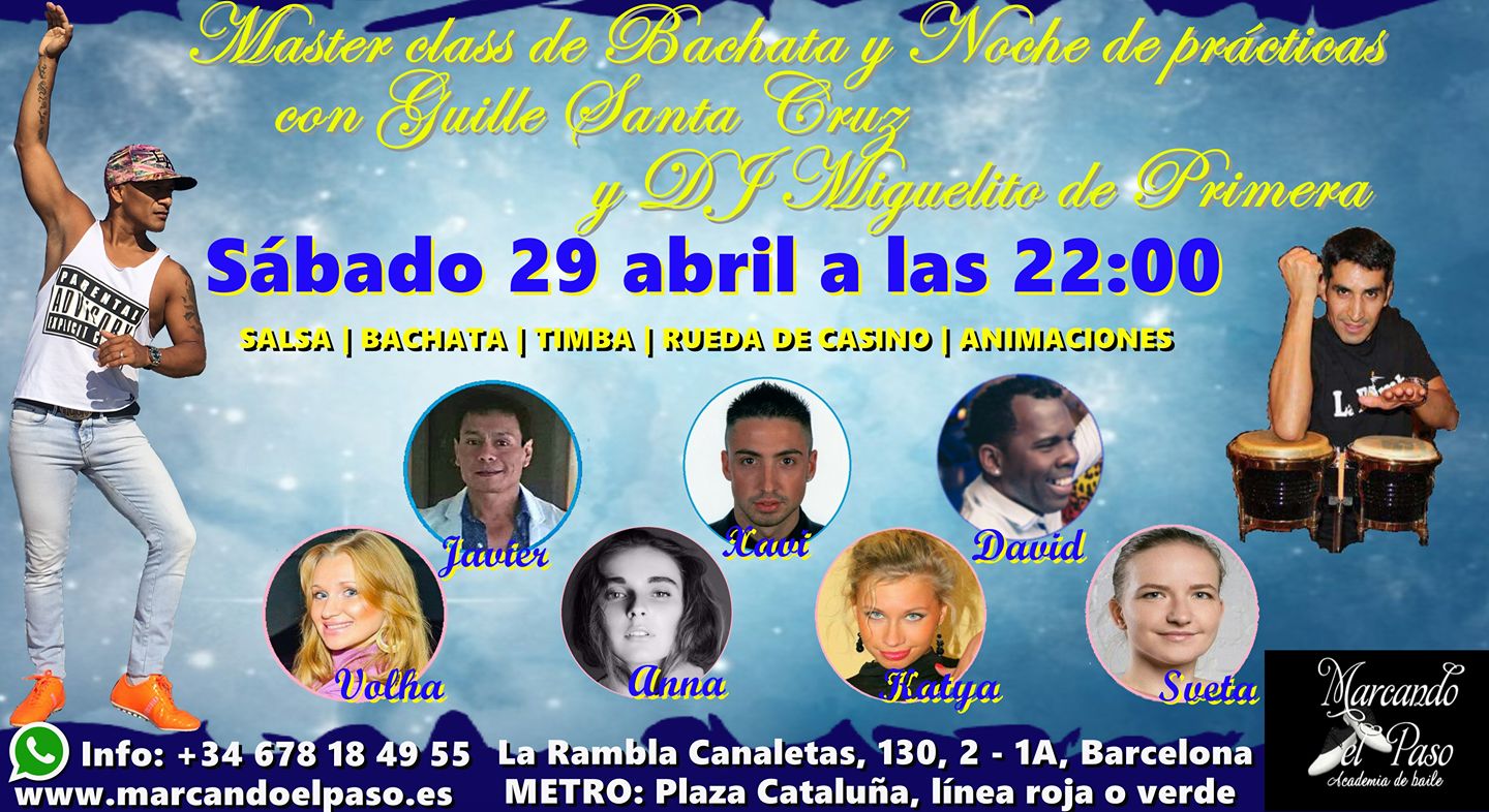 Master class Bachata y Noche de práctica