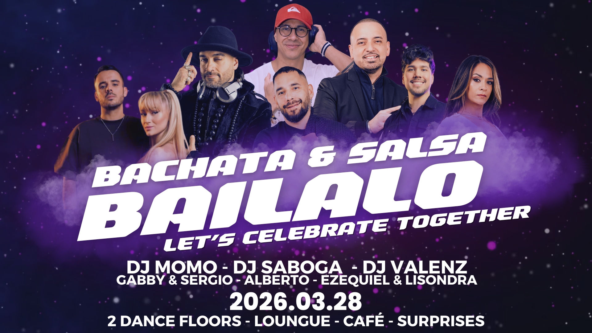 Bailalo Bachata & Salsa 28 Mars!