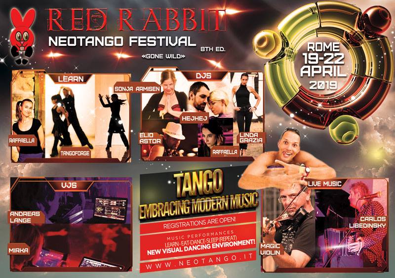 19-22 April: Red Rabbit Roma Neotango Festival 8th ed.